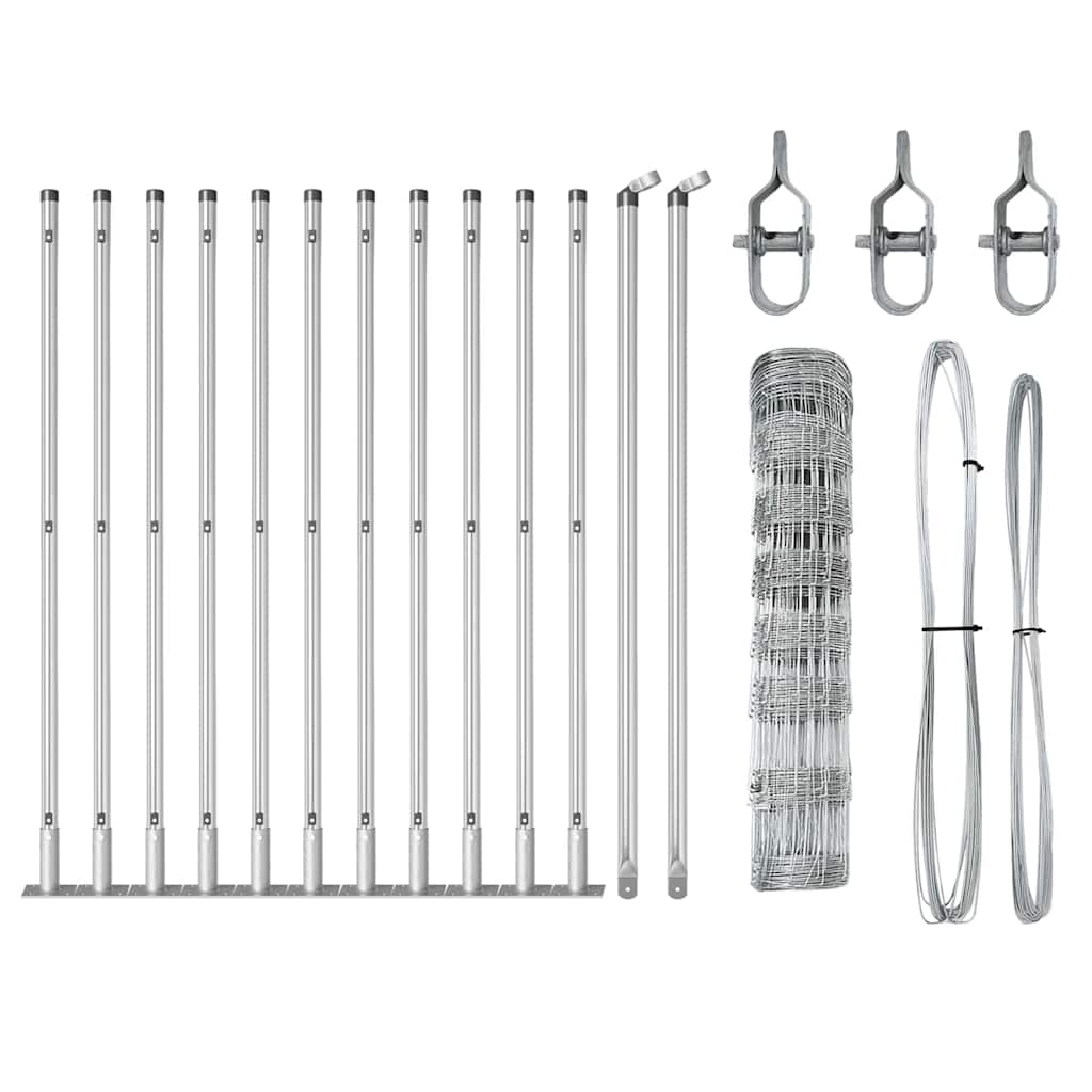 Fence Post Galvanized 25 x 0.8 m Steel