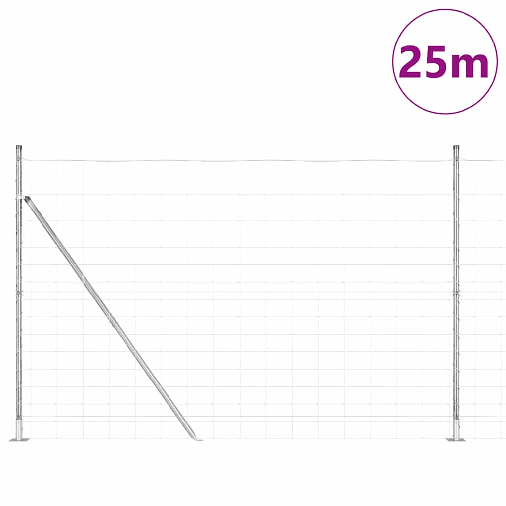 Fence Post Galvanized 25 x 1.6 m Steel