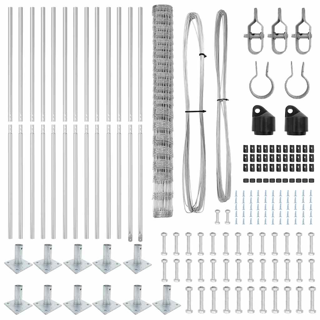 Fence Post Galvanized 25 x 1.6 m Steel
