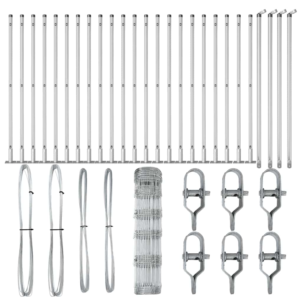 Fence Post Galvanized 50 x 0.8 m Steel