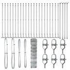 Fence Post Galvanized 50 x 0.8 m Steel