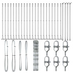 Fence Post Galvanized 50 x 1 m Steel