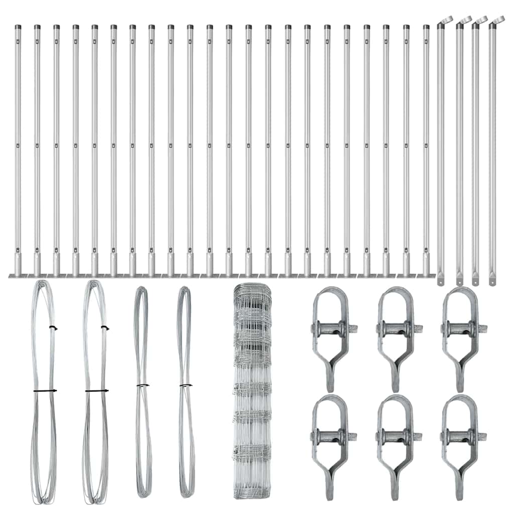 Fence Post Galvanized 50 x 1 m Steel