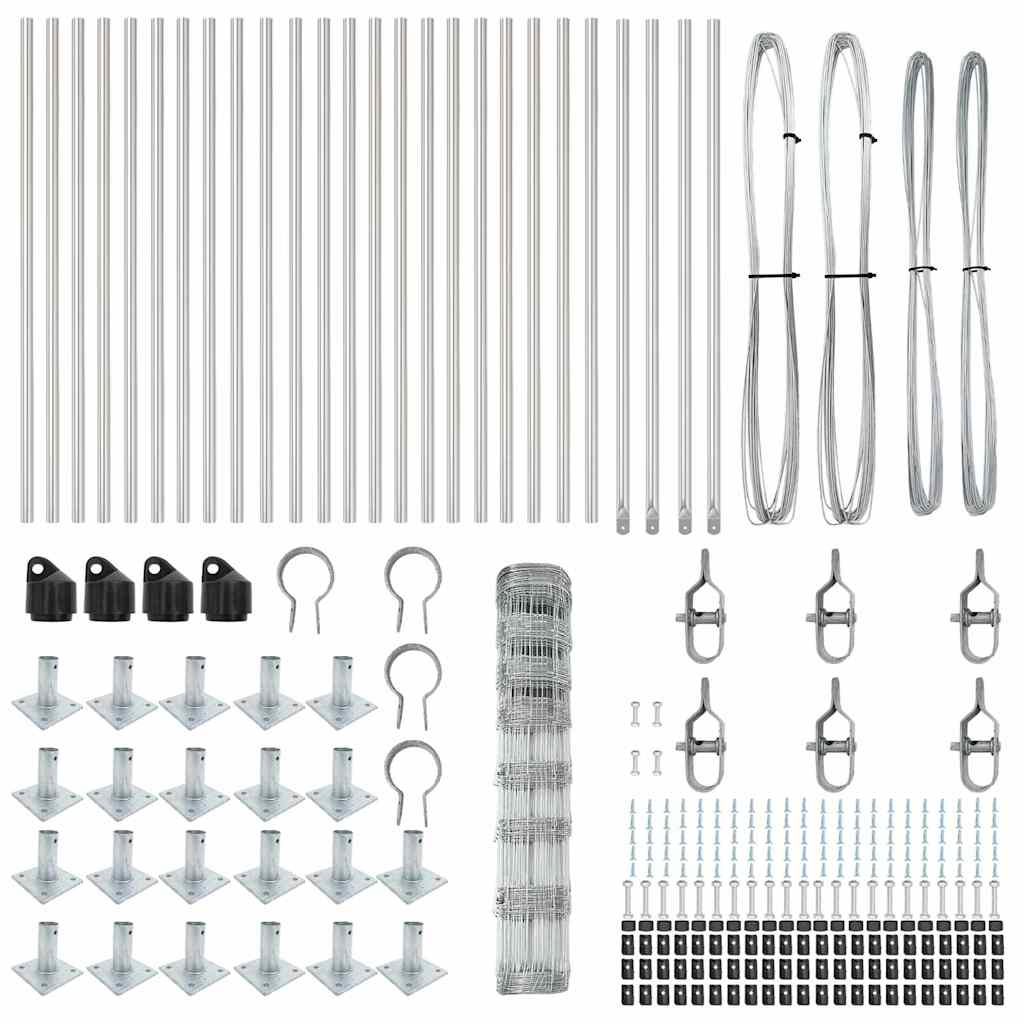 Fence Post Galvanized 50 x 1 m Steel