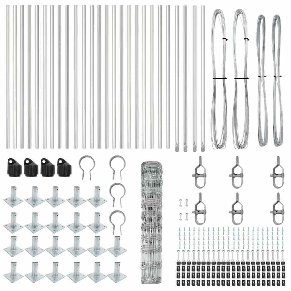 Fence Post Galvanized 50 x 1 m Steel