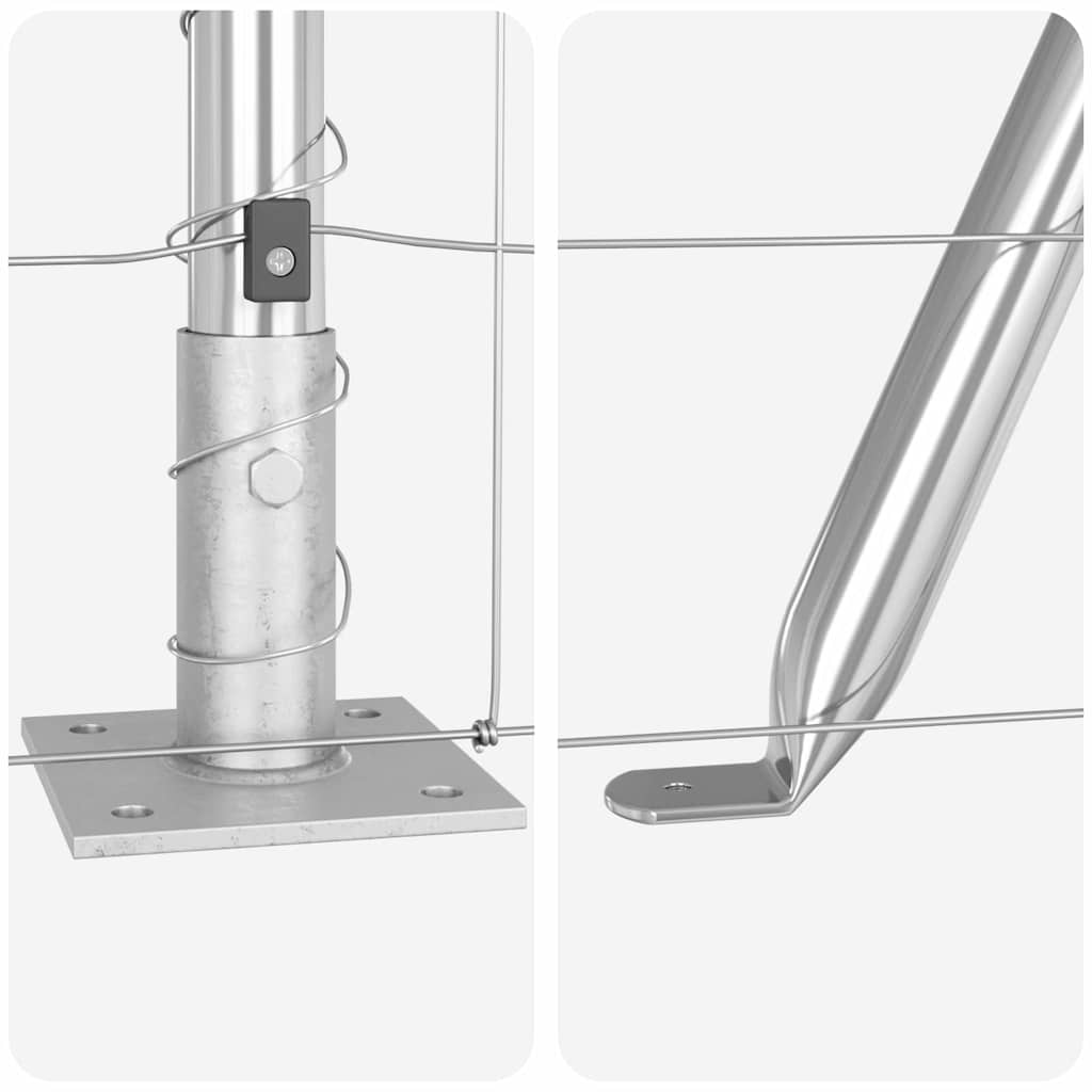 Fence Post Galvanized 50 x 1.5 m Steel