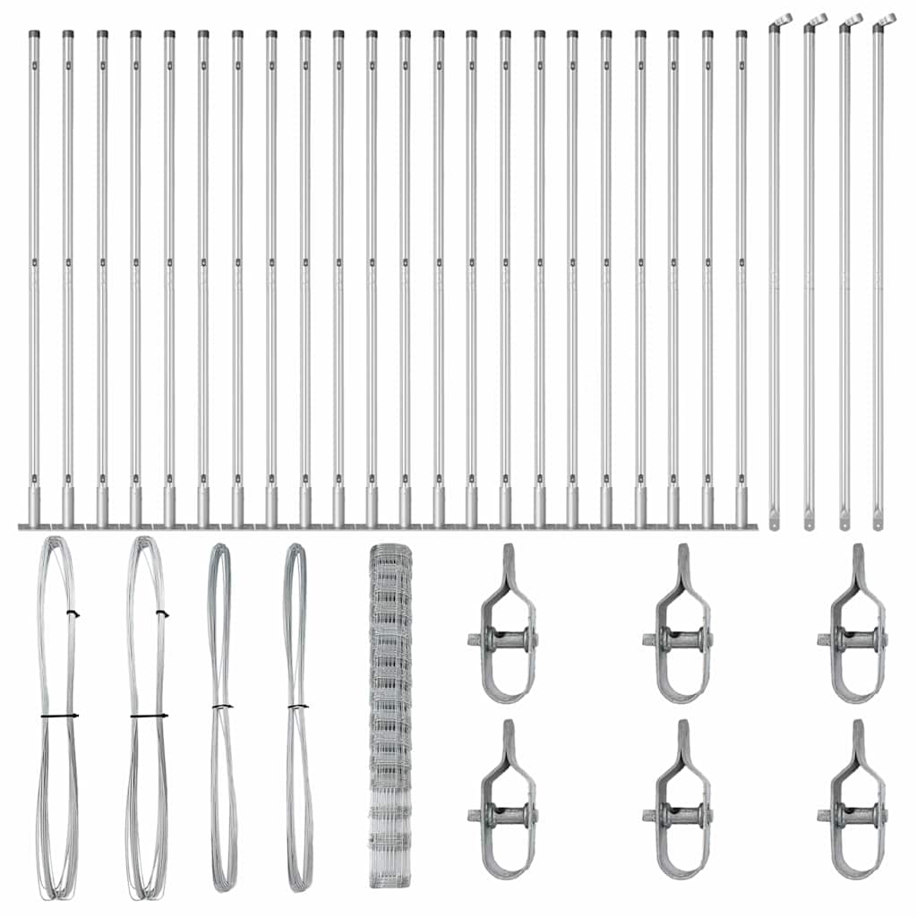 Fence Post Galvanized 50 x 1.6 m Steel