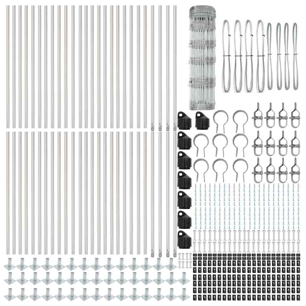 Fence Post Galvanized 100 x 0.8 m Steel