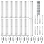 Fence Post Galvanized 100 x 0.8 m Steel