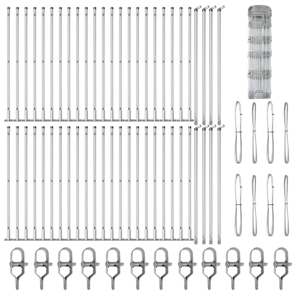Fence Post Galvanized 100 x 0.8 m Steel