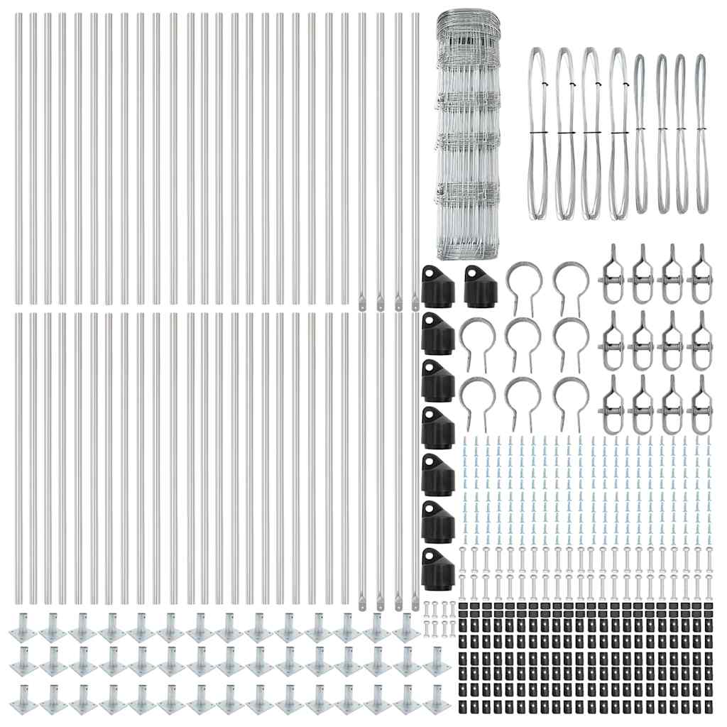 Fence Post Galvanized 100 x 0.8 m Steel