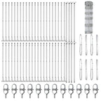 Fence Post Galvanized 100 x 0.8 m Steel