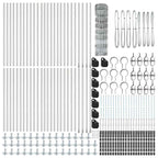 Fence Post Galvanized 100 x 0.8 m Steel