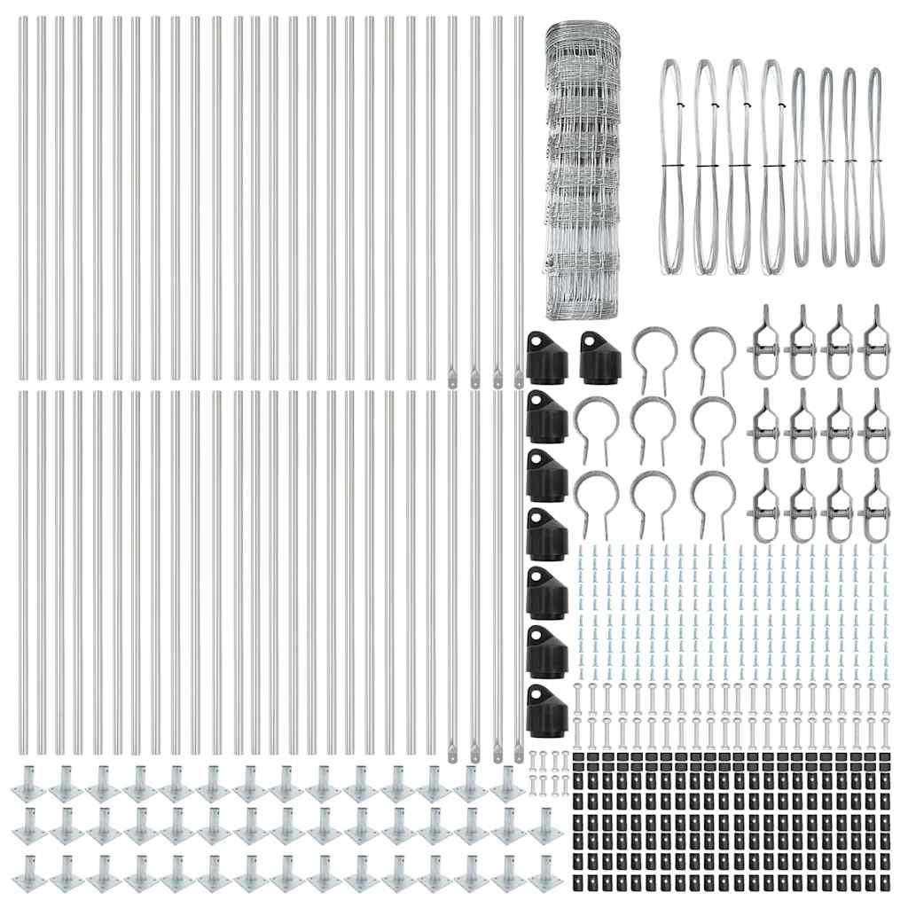Fence Post Galvanized 100 x 0.8 m Steel