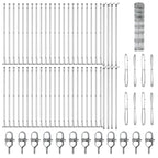 Fence Post Galvanized 100 x 1 m Steel