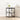 Side Table Black oak 41 x 40 x 60 cm Engineered wood and steel