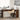 Desk with Shelf Smoked oak 142 x 102 x 73 cm Engineered wood