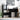 Desk with Shelf Black oak 131.5 x 50 x 106.5 cm Engineered wood