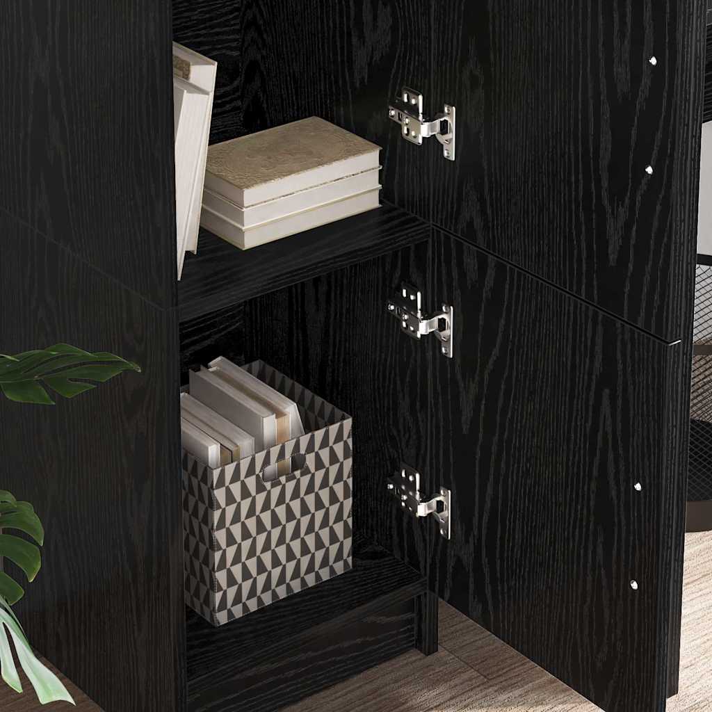 Highboard Black Oak 31.5 x 32 x 122.5 cm