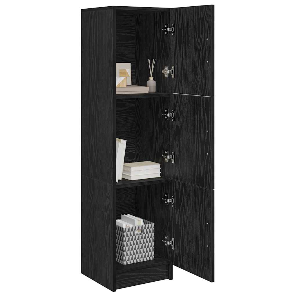 Highboard Black Oak 31.5 x 32 x 122.5 cm