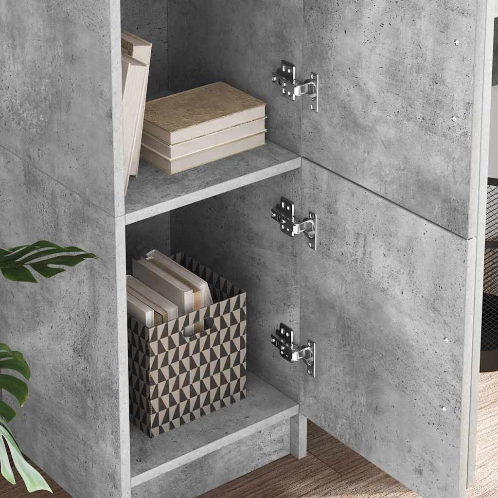 Highboard Concrete Grey 31.5 x 32 x 122.5 cm