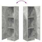 Highboard Concrete Grey 31.5 x 32 x 122.5 cm
