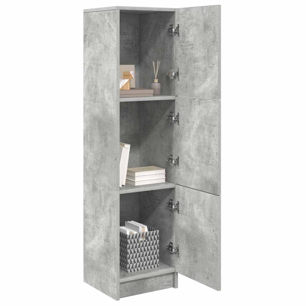 Highboard Concrete Grey 31.5 x 32 x 122.5 cm