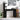 Desk with Shelf Black oak 102 x 50 x 124 cm Engineered wood