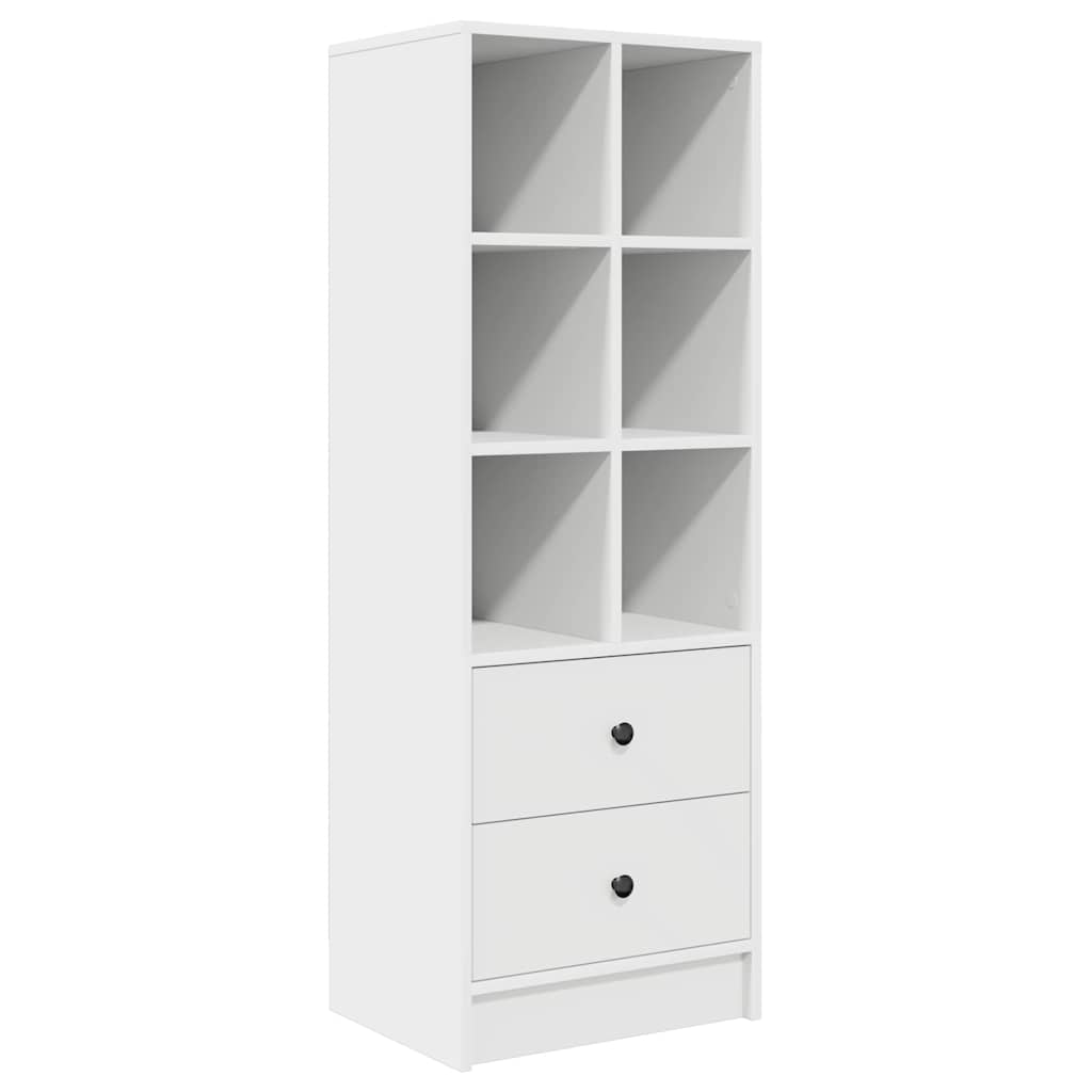 Highboard with Drawer White 45.5 x 34 x 127 cm