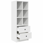 Highboard with Drawer White 45.5 x 34 x 127 cm