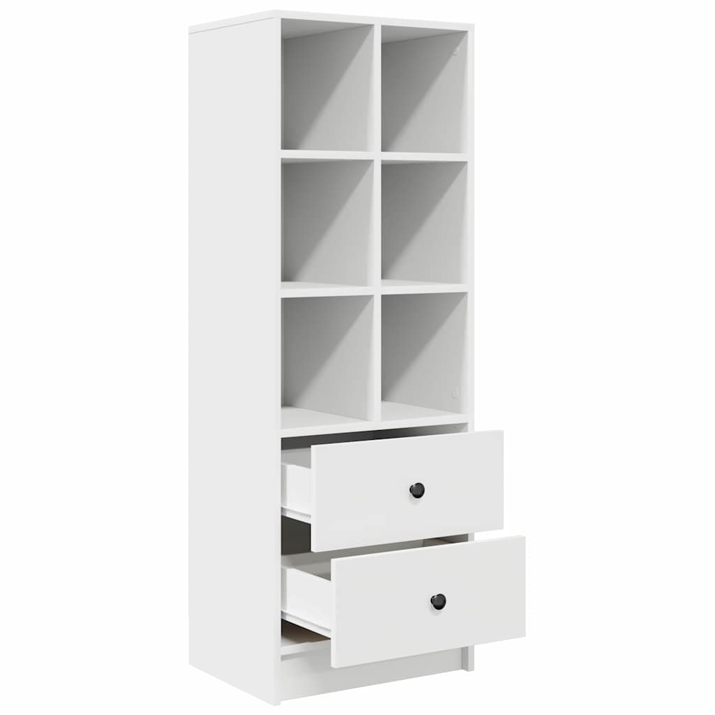 Highboard with Drawer White 45.5 x 34 x 127 cm