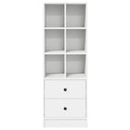 Highboard with Drawer White 45.5 x 34 x 127 cm