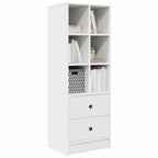 Highboard with Drawer White 45.5 x 34 x 127 cm
