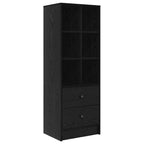 Highboard with Drawer Black Oak 45.5 x 34 x 127 cm