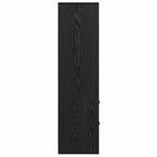 Highboard with Drawer Black Oak 45.5 x 34 x 127 cm