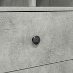Highboard with Drawer Concrete Grey 45.5 x 34 x 127 cm