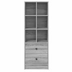 Highboard with Drawer Grey Sonoma 45.5 x 34 x 127 cm