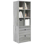 Highboard with Drawer Grey Sonoma 45.5 x 34 x 127 cm