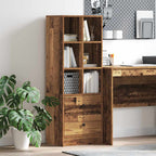 Highboard with Drawer Old Wood 45.5 x 34 x 127 cm