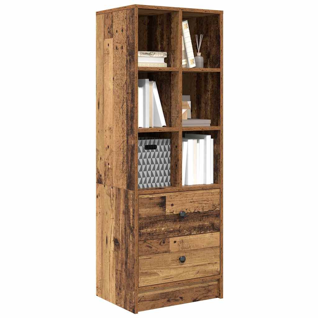 Highboard with Drawer Old Wood 45.5 x 34 x 127 cm