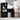 Desk Black oak 60 x 40 x 76 cm Engineered wood