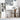 Desk White 80 x 40 x 76 cm Engineered wood