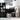 Desk Black oak 80 x 50 x 76 cm Engineered wood