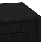 Bedside Cabinet Black 44 x 34.5 x 45 cm Engineered Wood
