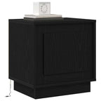 Bedside Cabinet Black 44 x 34.5 x 45 cm Engineered Wood