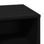Bedside Cabinet Black Oak 50 x 34.5 x 50 cm Engineered wood