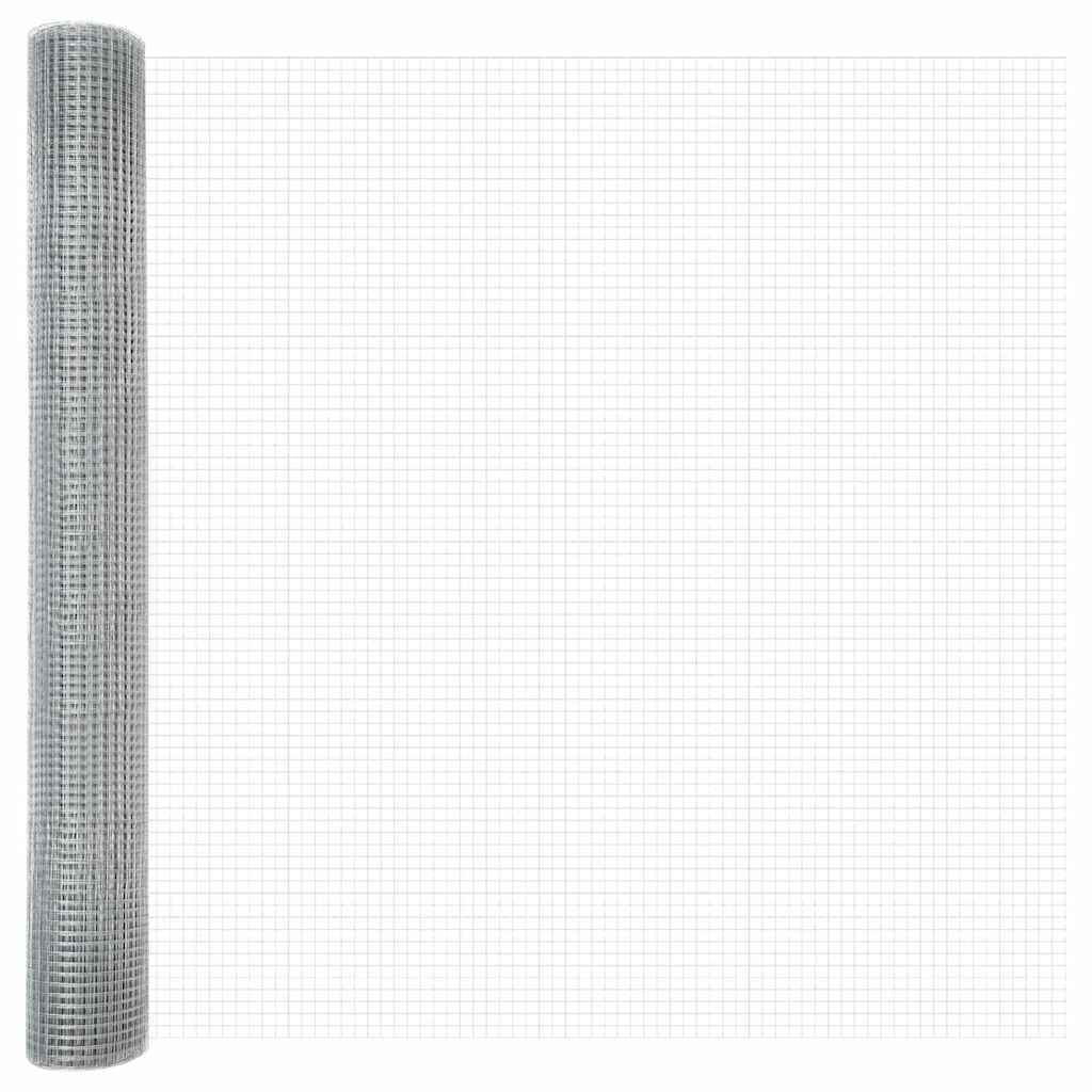 Fence Post Silver 10 x 1.2 m (12 x 12 mm mesh) Steel