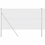 Fence Post Silver 10 x 1.2 m (16 x 16 mm mesh) Steel