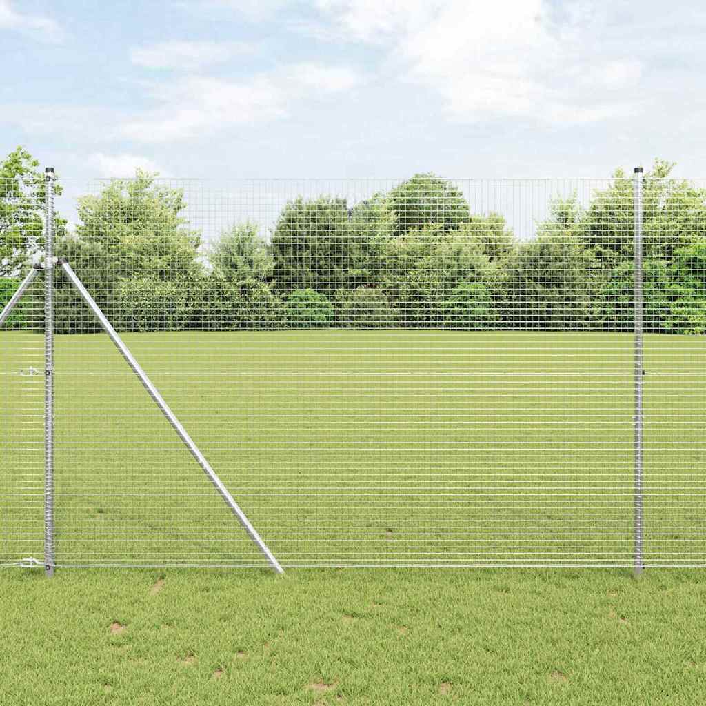 Fence Post Silver 10 x 1.5 m (25 x 25 mm mesh) Steel