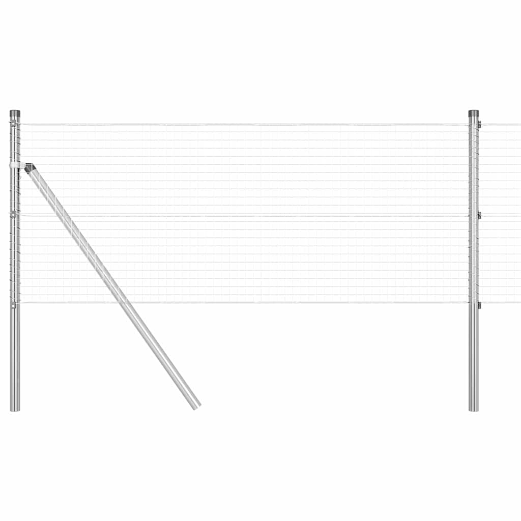 Fence Post Silver 25 x 0.6 m (25 x 25 mm mesh) Steel